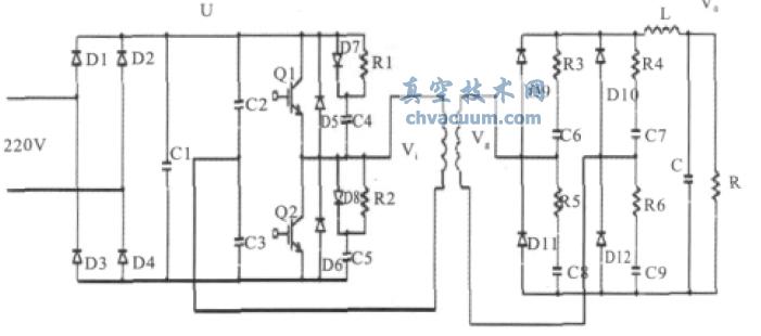 電源主回路結(jié)構(gòu)