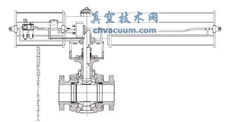 高溫氧氣用金屬硬密封球閥結(jié)構(gòu)