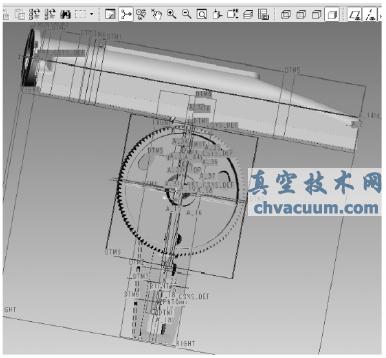 導(dǎo)桿機構(gòu)的CAD 模型