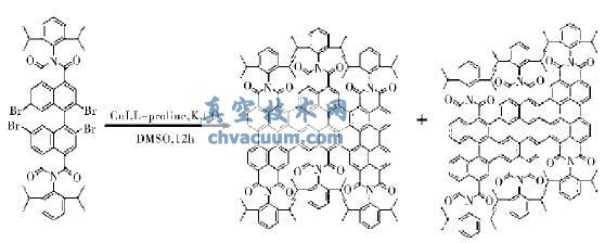 合成三并苝酰亞胺的示意圖